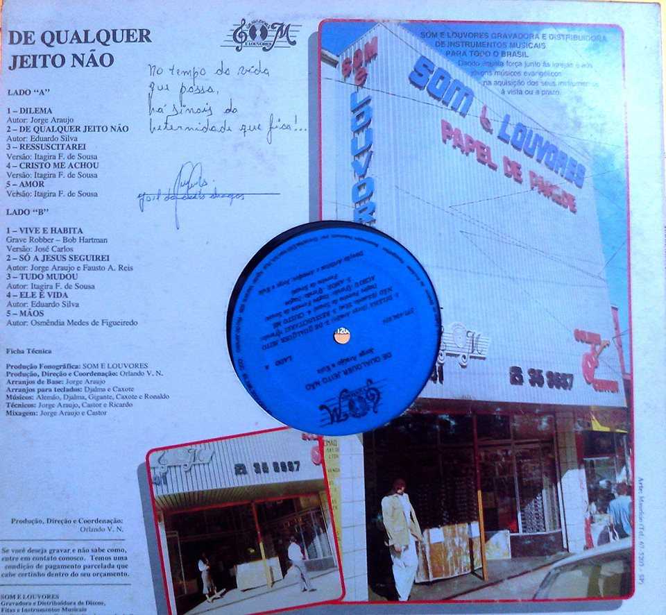 Jorge Araújo & Eula Paula - De Qualquer Jeito Não 1987