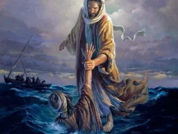 Download Jesus Caminha Sobre As Águas